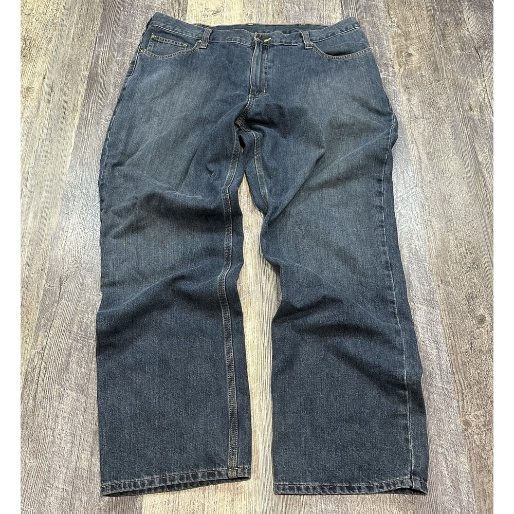 Carhartt Holter Relaxed Fit 5‎ Pocket Jeans Mens 40x32 Straight Leg Blue Denim